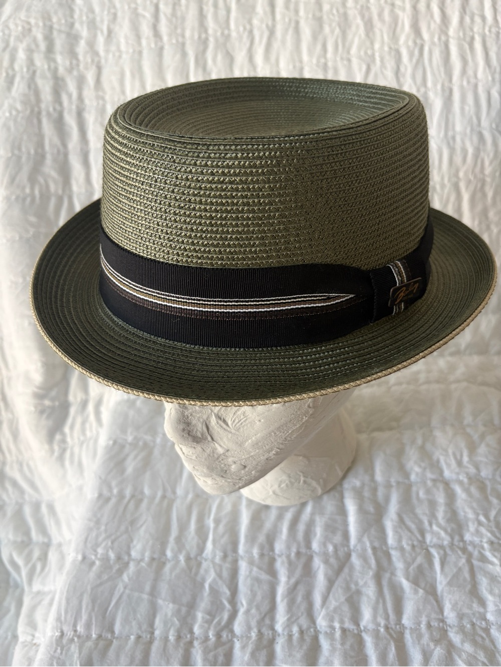 Bailey 1922 Carver Pork Pie Hat Medium Dusty Olive